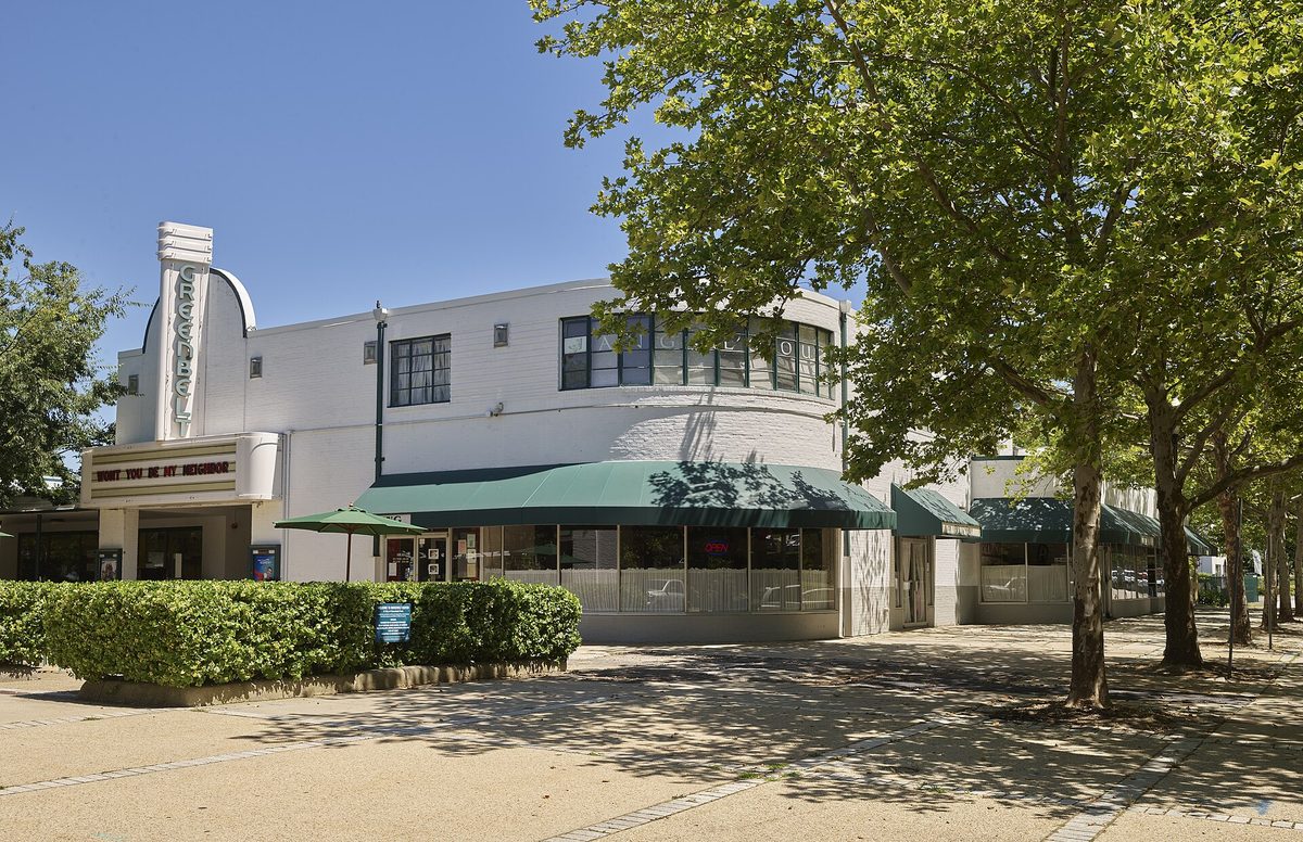 Roosevelt center in the planned town core in Greenbelt, MD.