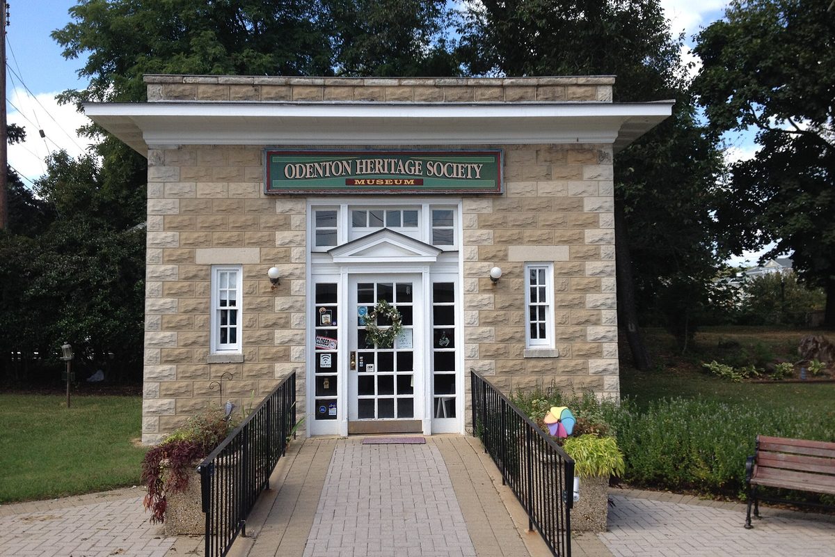 The Odenton Heritage Society building in Odenton, MD.