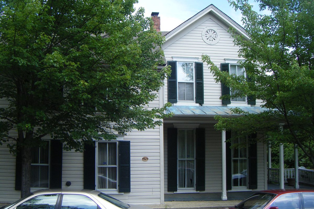 An older home on north adams street in Rockville, MD.