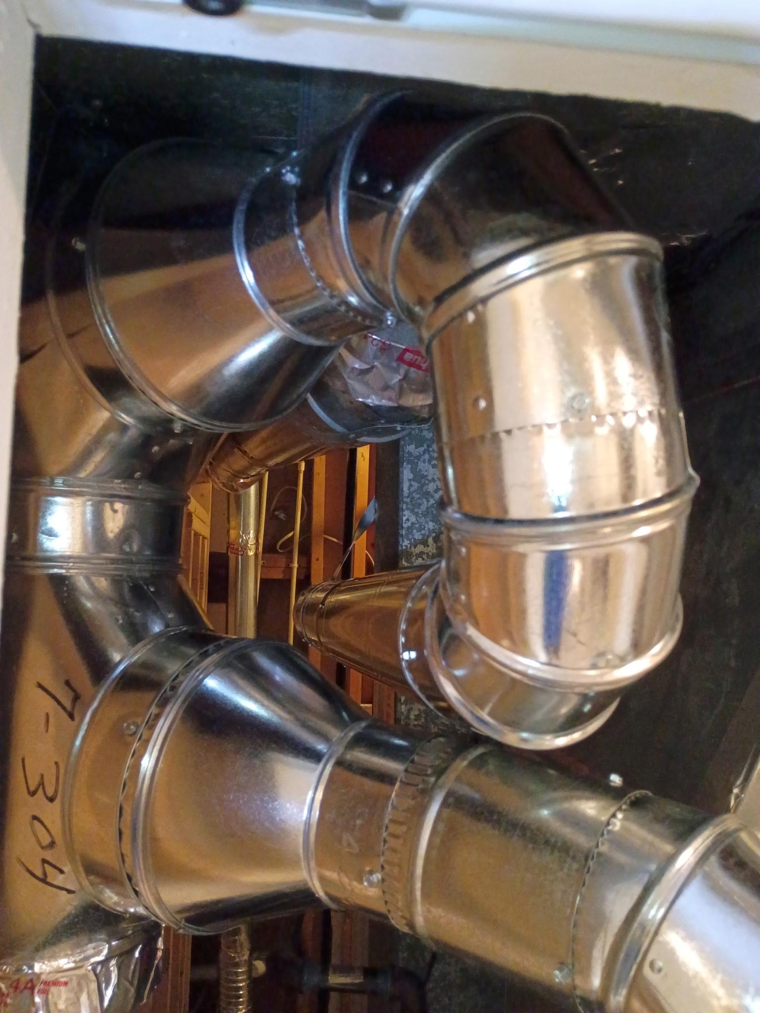 Upgraded metal flue routing for a Temple Hills gas water heater