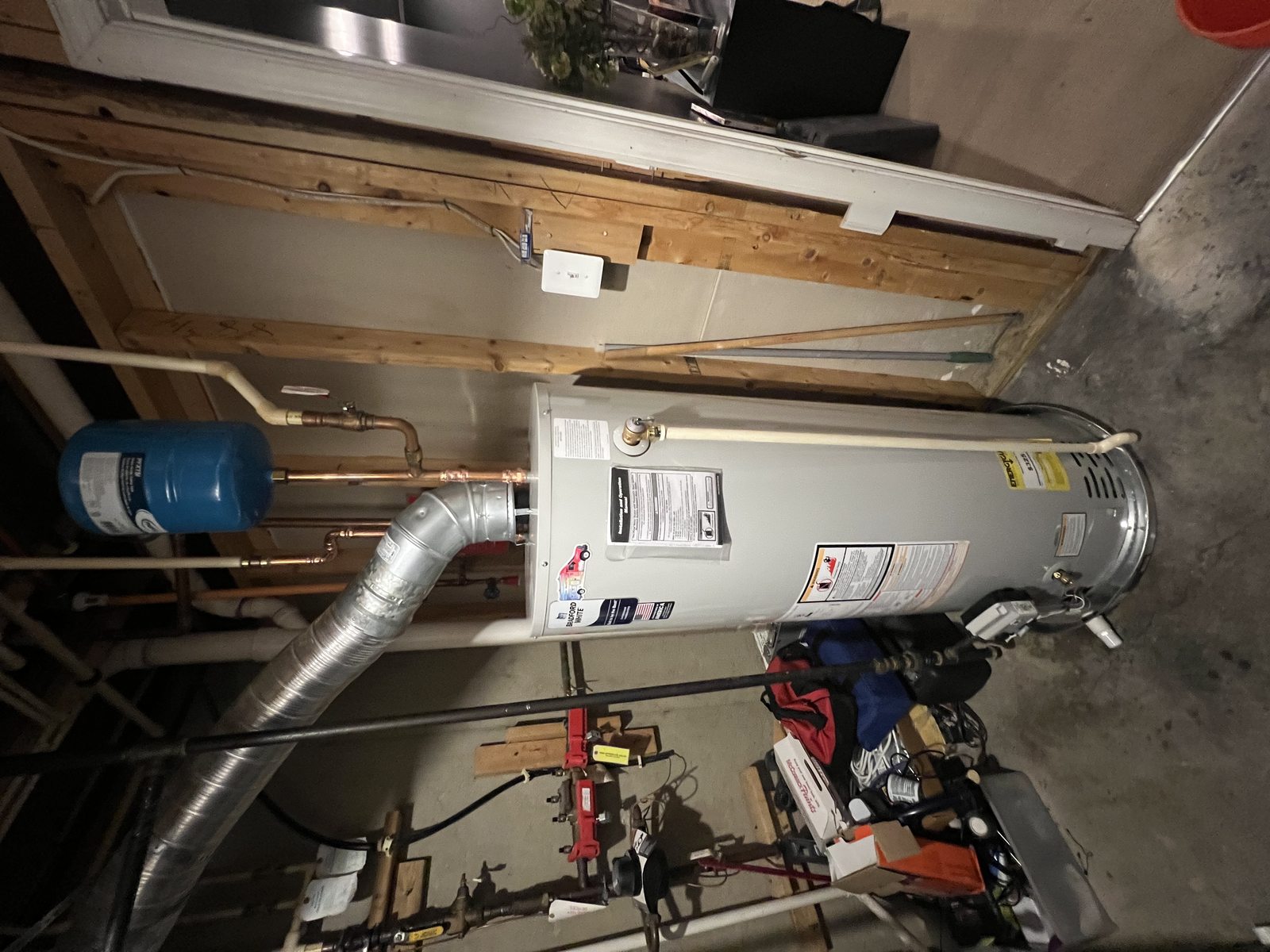 50-gallon gas water heater installed in Upper Marlboro, Maryland