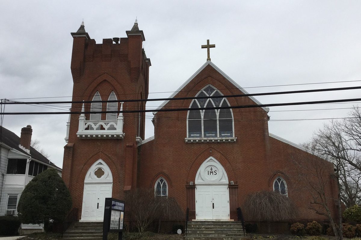 St. mary of the assumption church near main street in Upper Marlboro, MD.